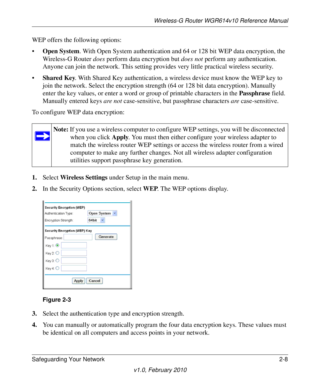 NETGEAR WGR614V10 manual Wireless-G Router WGR614v10 Reference Manual 