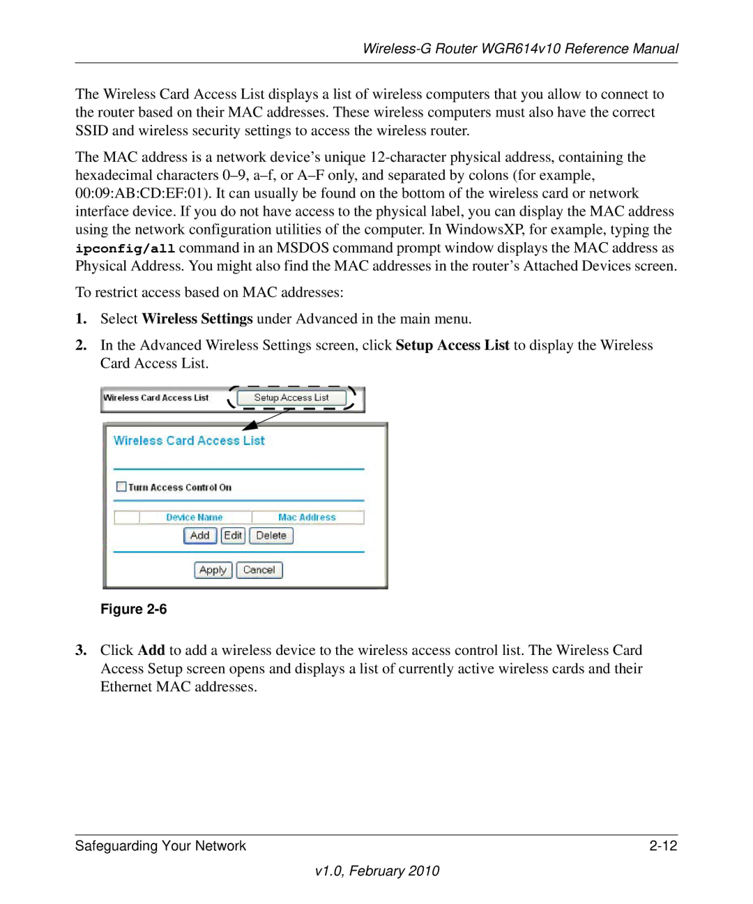 NETGEAR WGR614V10 manual Wireless-G Router WGR614v10 Reference Manual 