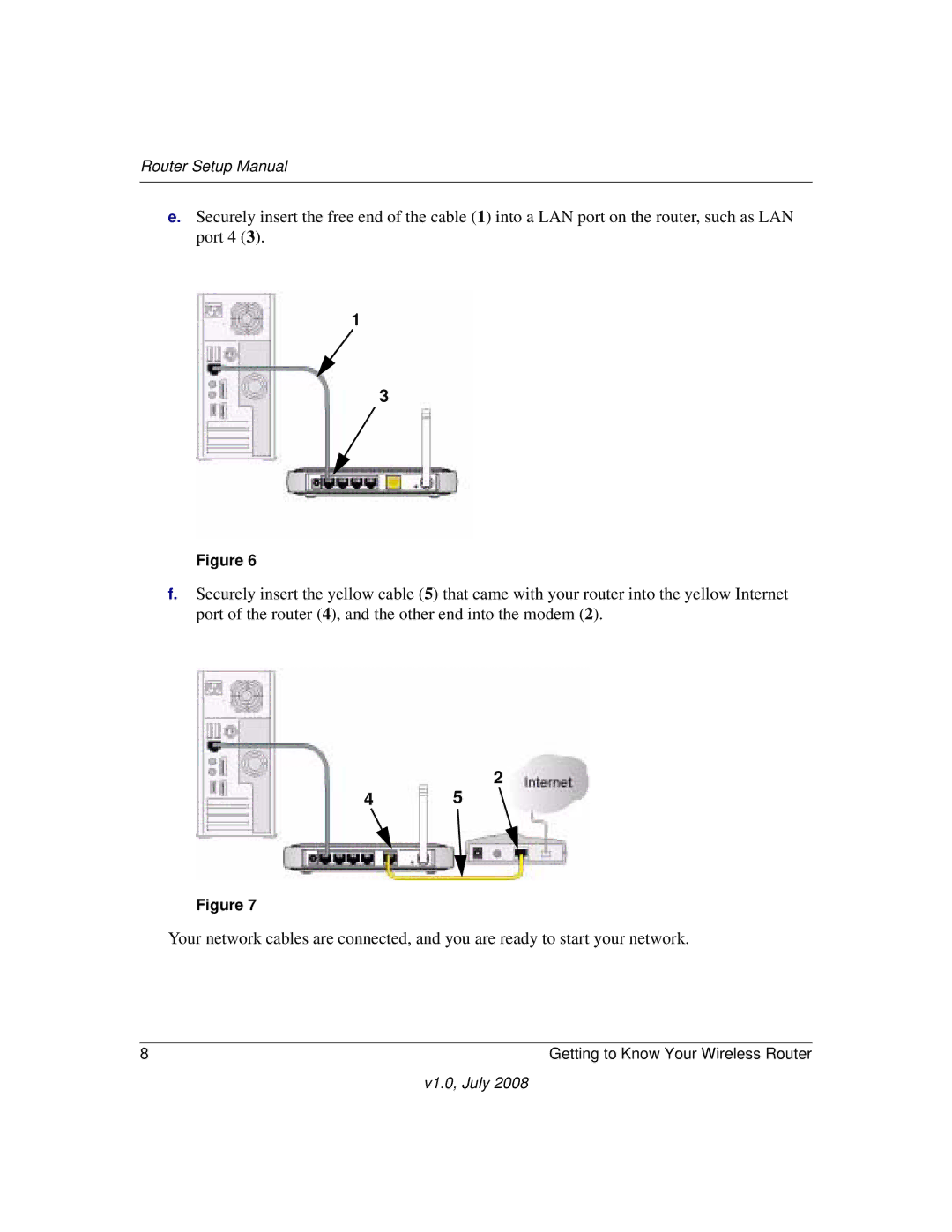 NETGEAR WGR614v9 manual Router Setup Manual 