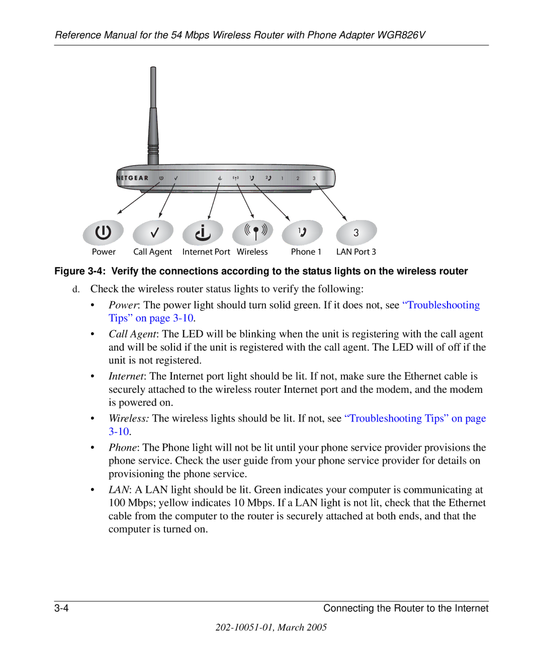 NETGEAR WGR826V manual 202 10051 01, March 