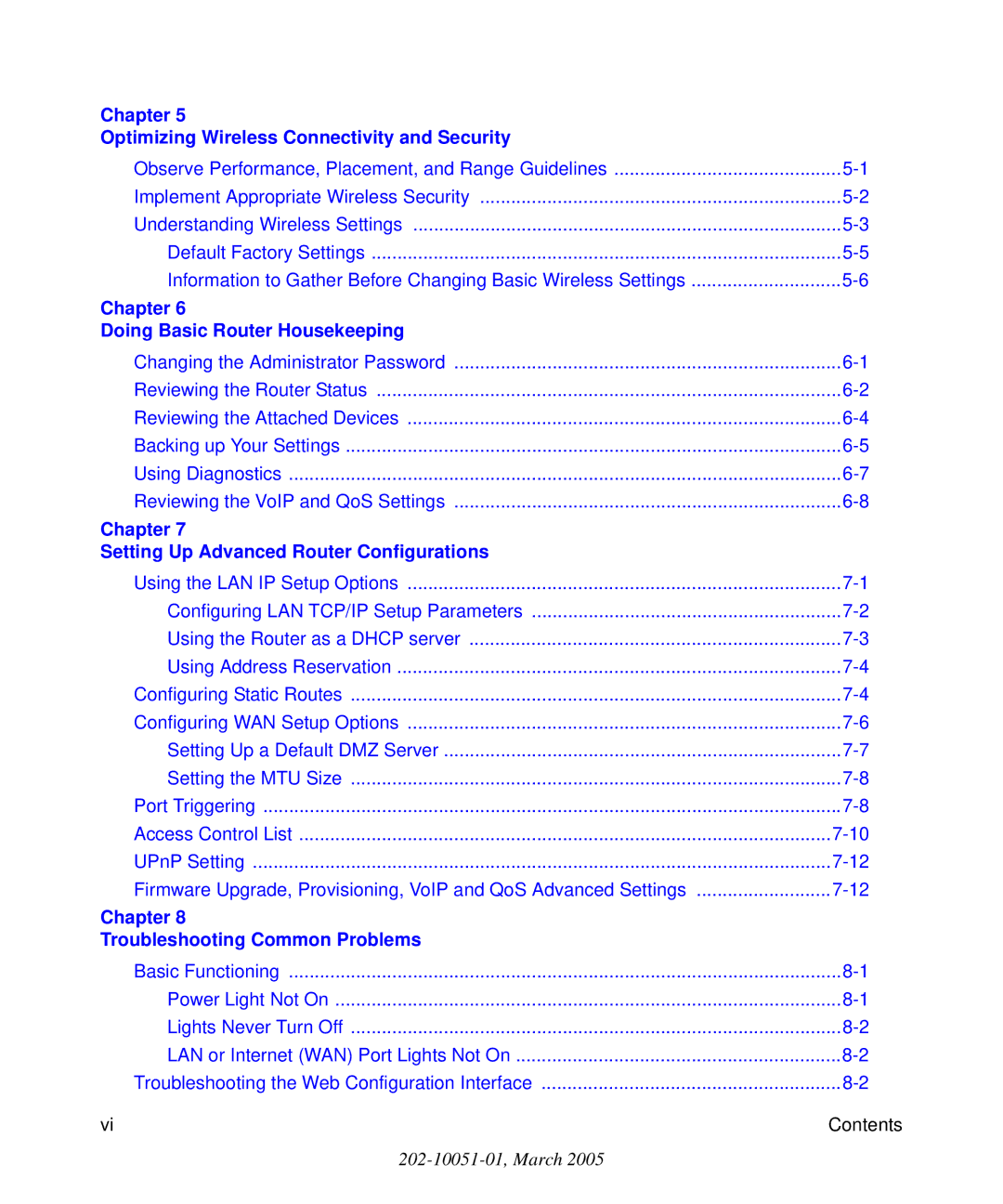 NETGEAR WGR826V manual Chapter Optimizing Wireless Connectivity and Security 