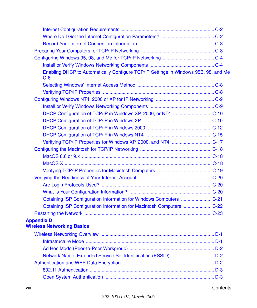 NETGEAR WGR826V manual Appendix D Wireless Networking Basics 