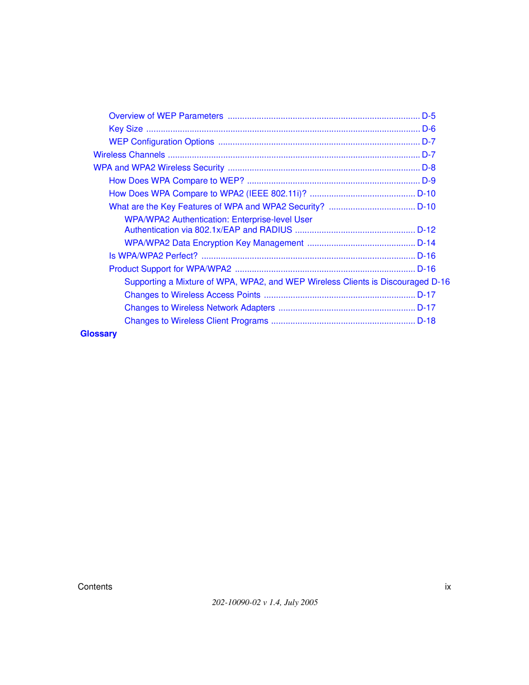 NETGEAR WGT624 V3 manual Glossary 