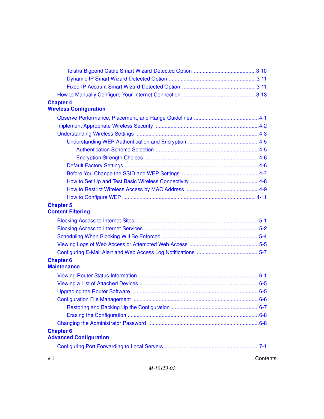 NETGEAR WGT624 manual Chapter Wireless Configuration 