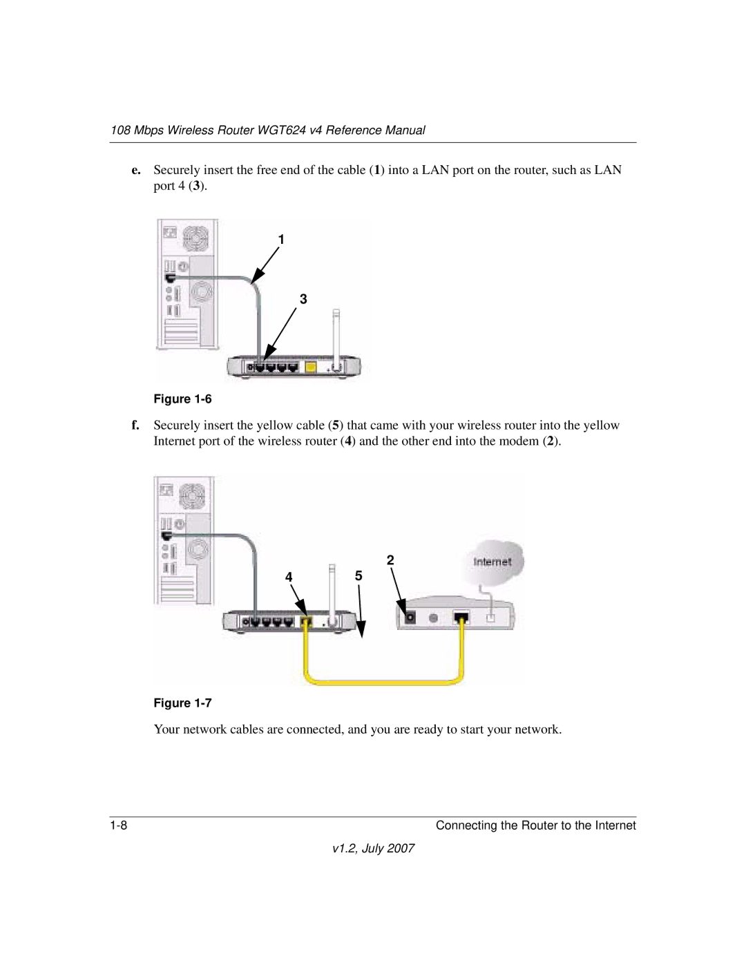 NETGEAR manual Mbps Wireless Router WGT624 v4 Reference Manual 