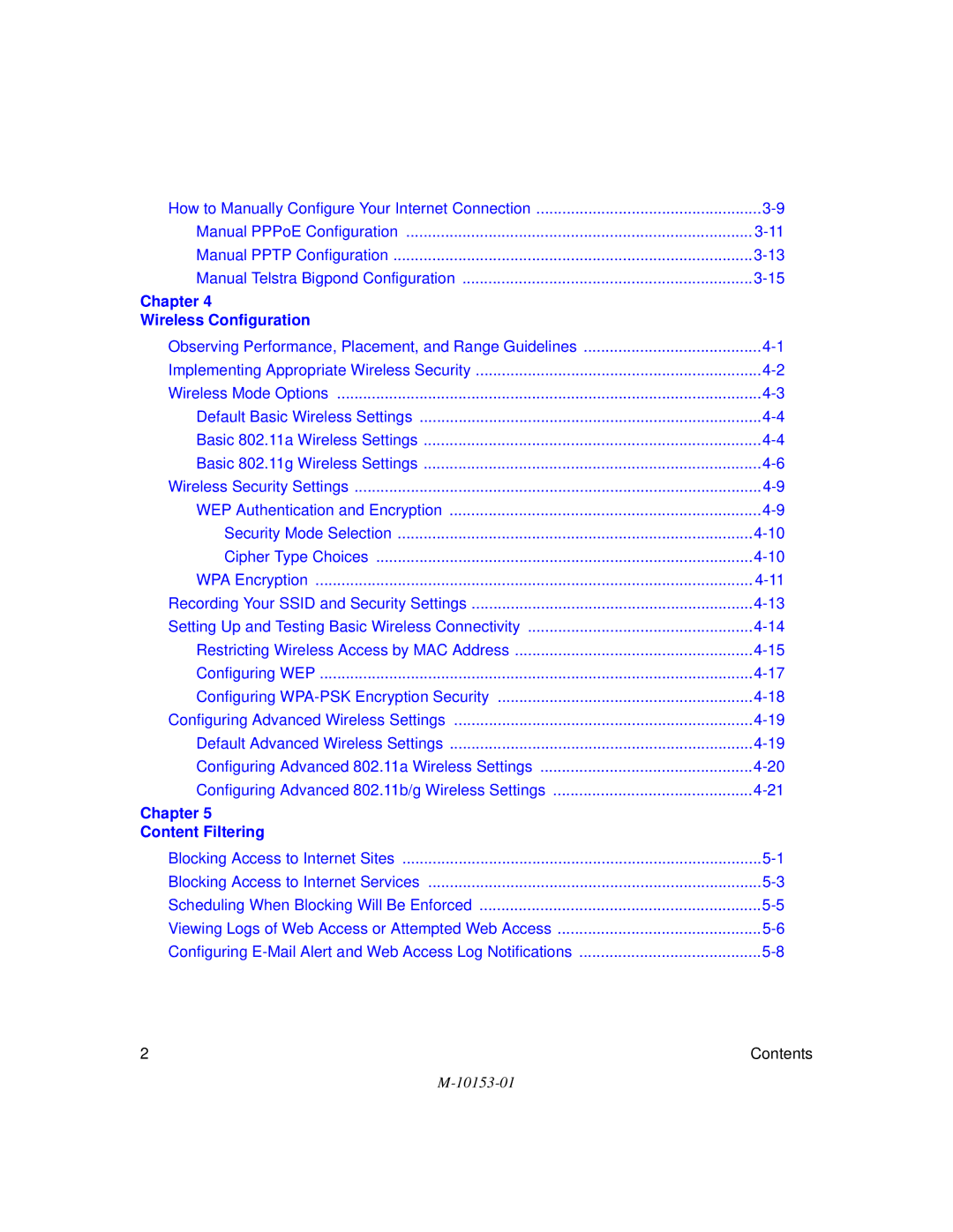 NETGEAR WGU624 manual Chapter Wireless Configuration 