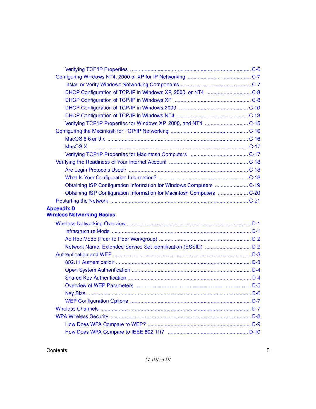 NETGEAR WGU624 manual Appendix D Wireless Networking Basics 