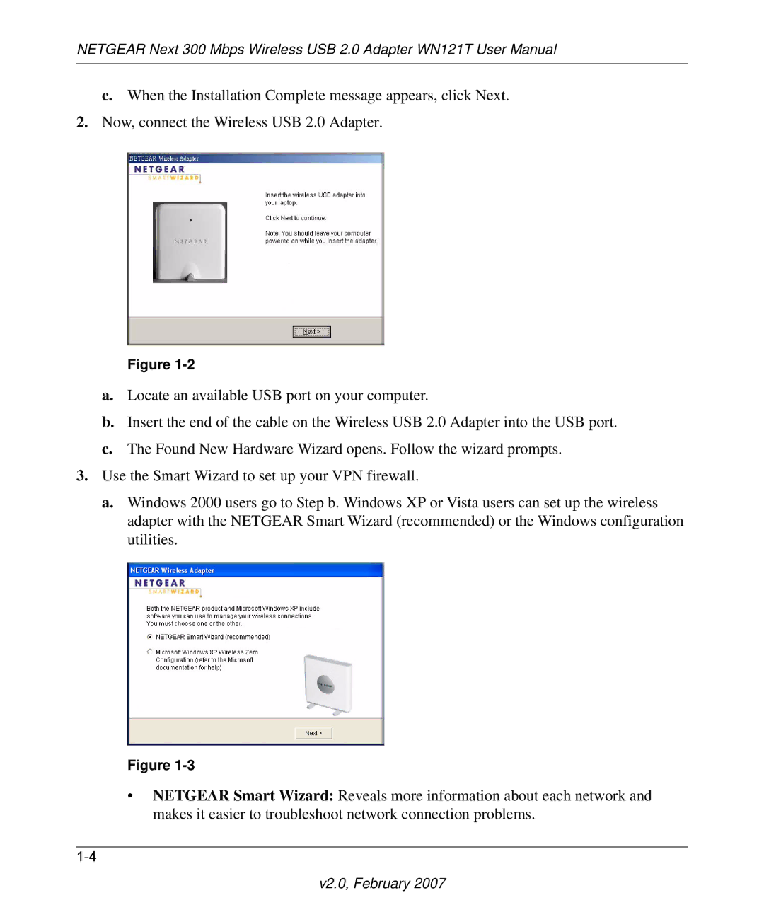 NETGEAR WN121T user manual V2.0, February 