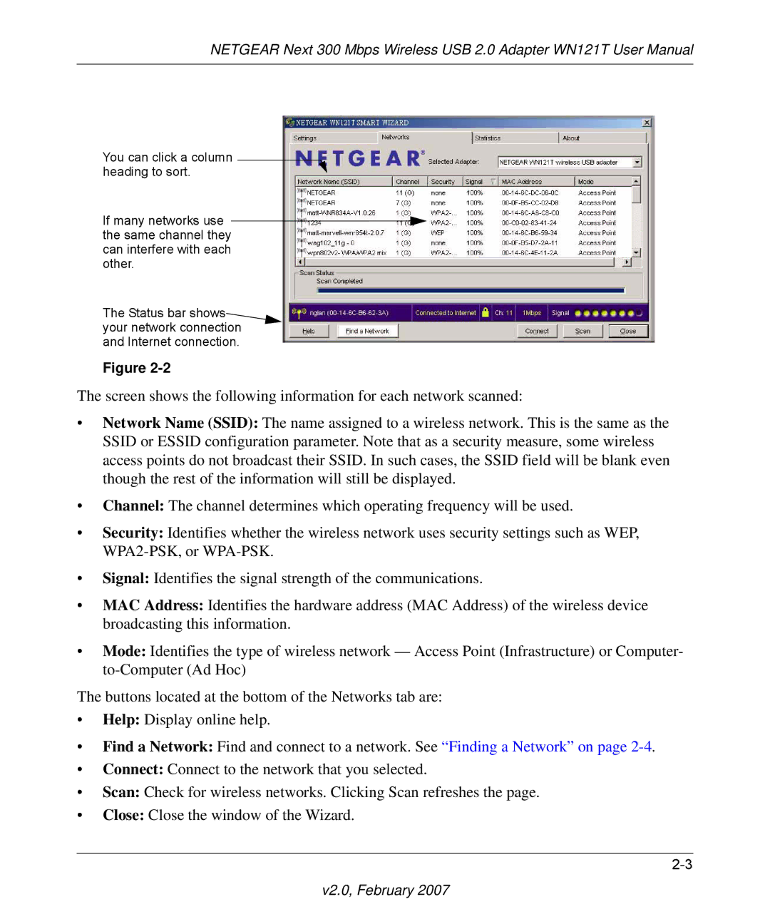 NETGEAR WN121T user manual V2.0, February 