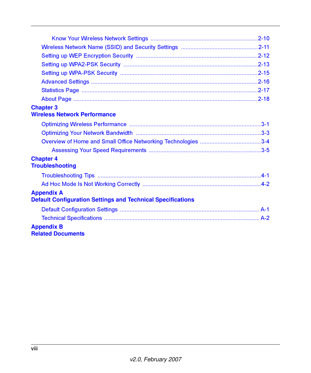 NETGEAR WN121T user manual Chapter Troubleshooting 