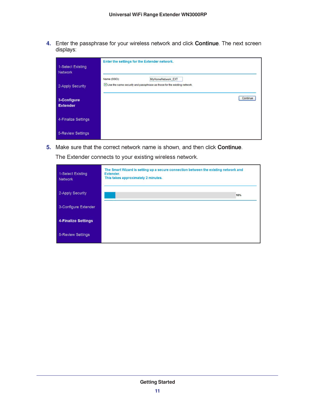 NETGEAR wn3000rp user manual Universal WiFi Range Extender WN3000RP 