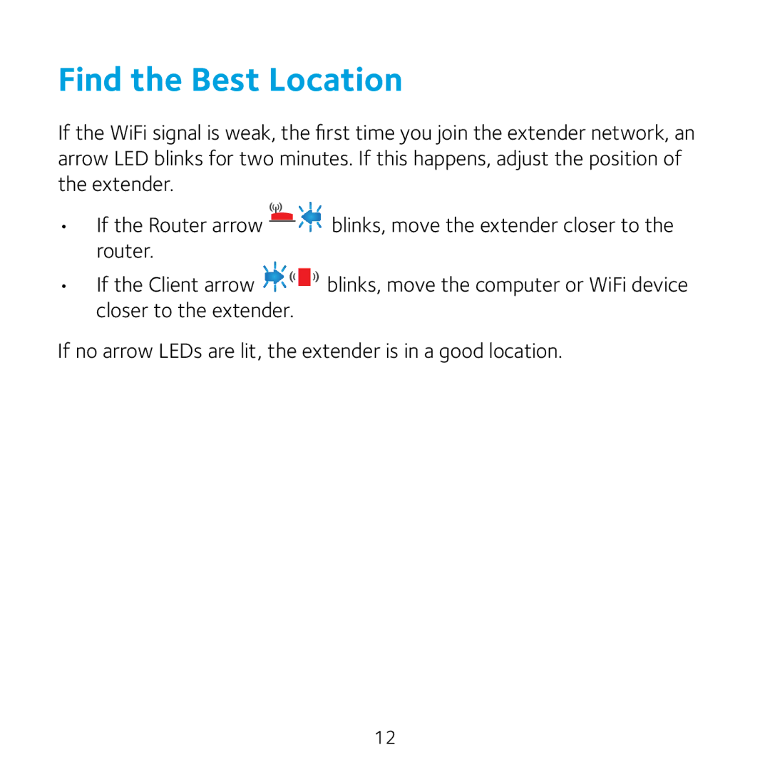 NETGEAR WN3000RPv3 manual Find the Best Location 