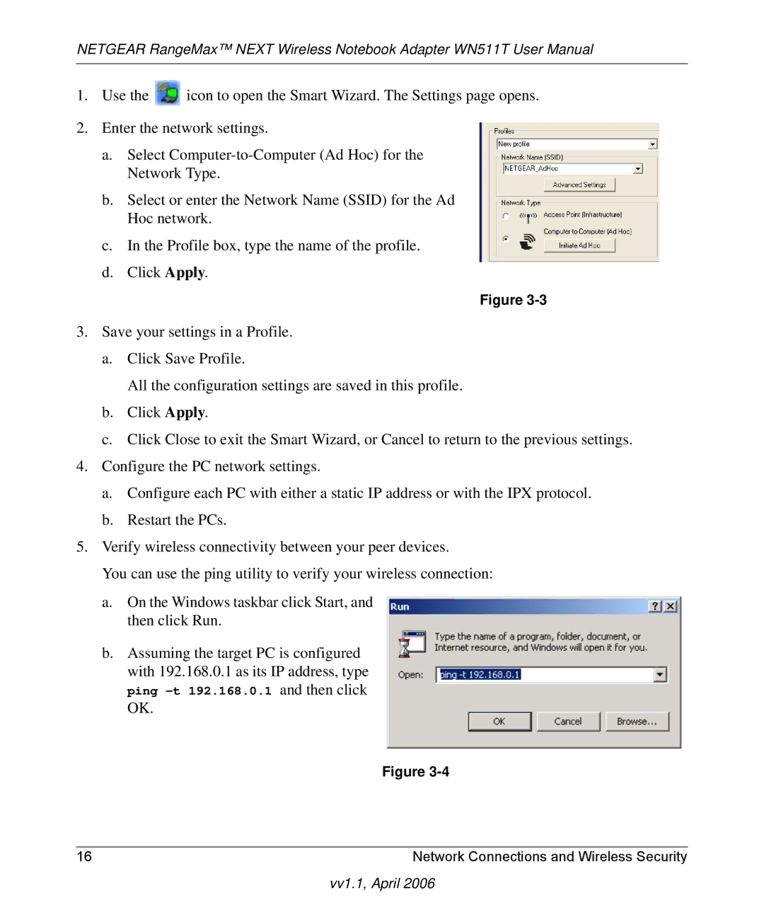 NETGEAR WN511T user manual Vv1.1, April 