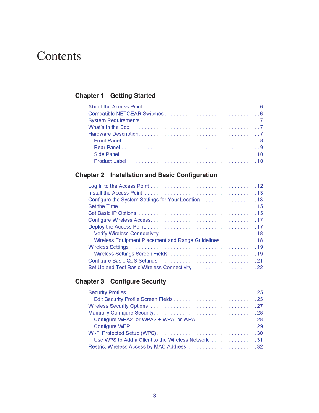 NETGEAR WN604 user manual Contents 