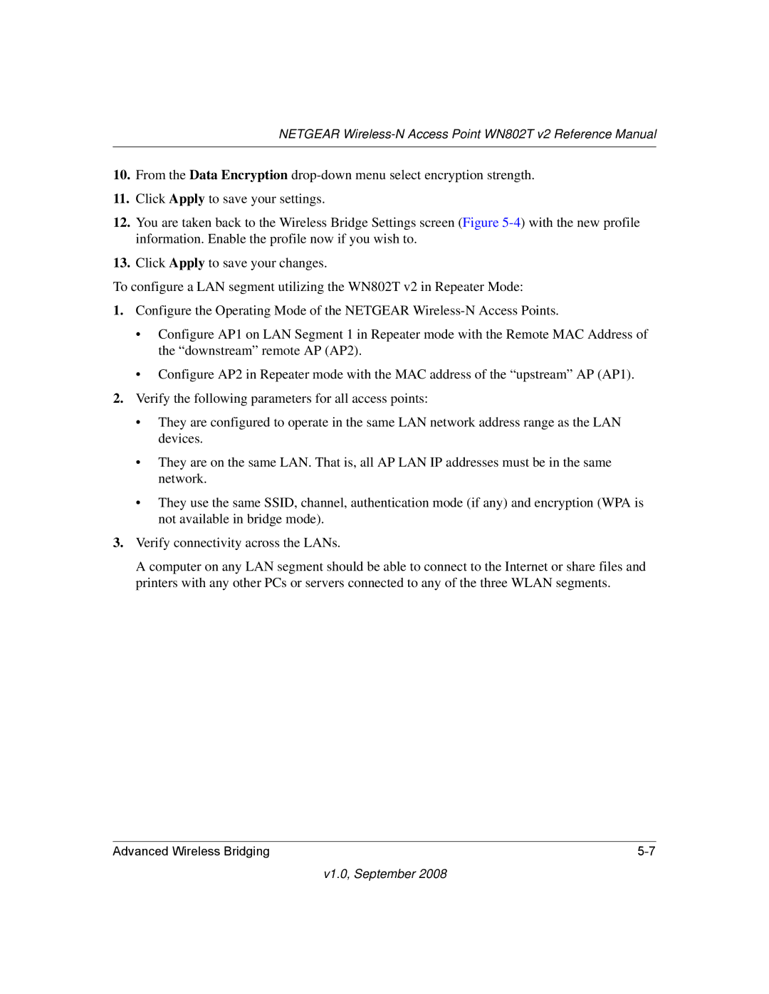 NETGEAR manual Netgear Wireless-N Access Point WN802T v2 Reference Manual 