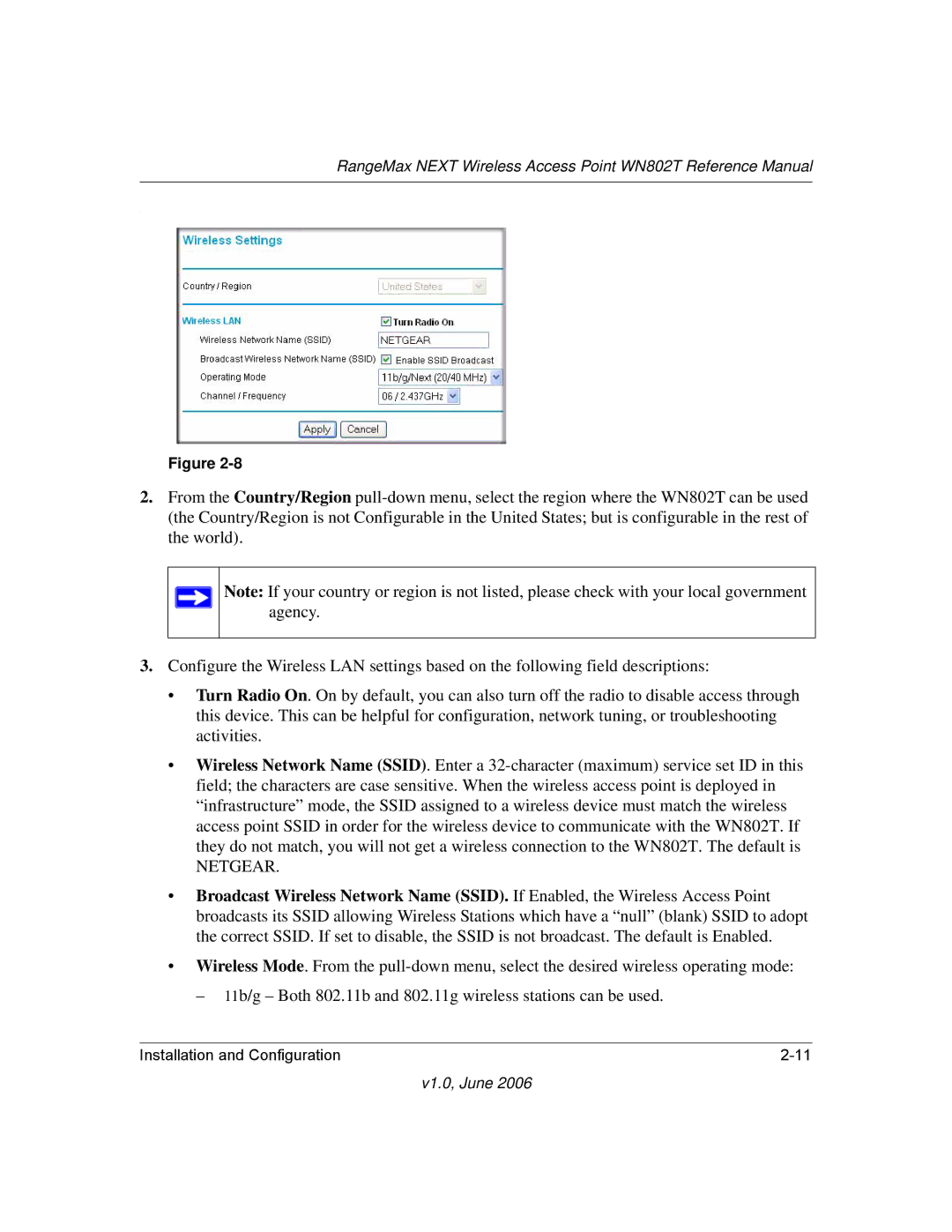 NETGEAR WN802T manual Netgear 