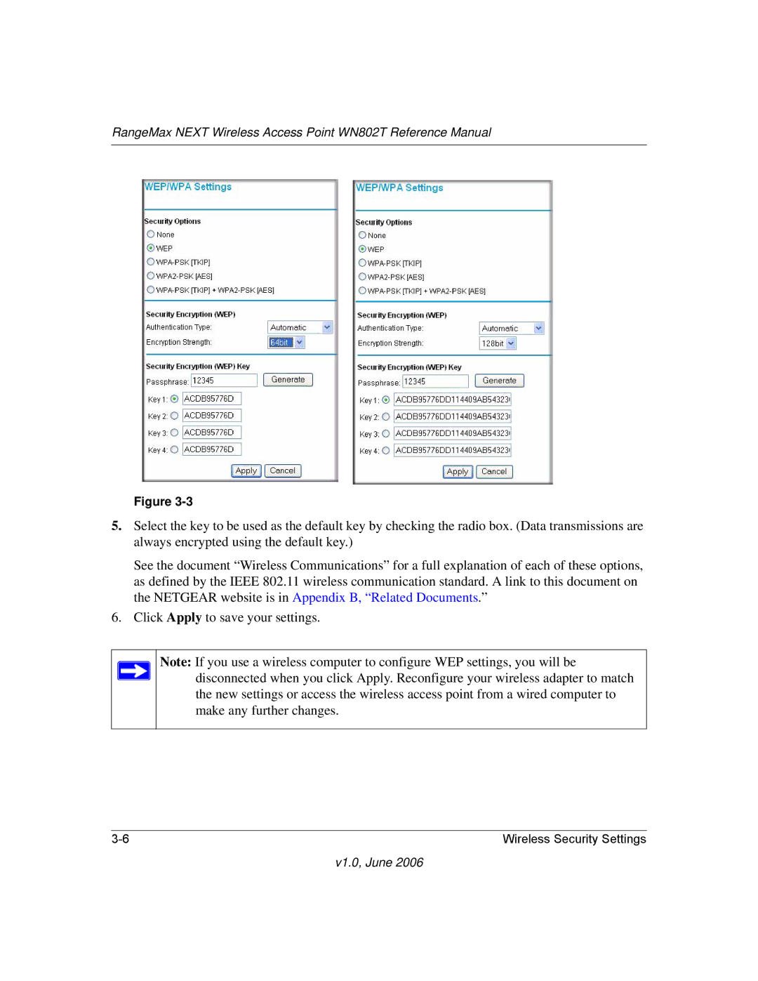 NETGEAR manual RangeMax Next Wireless Access Point WN802T Reference Manual 