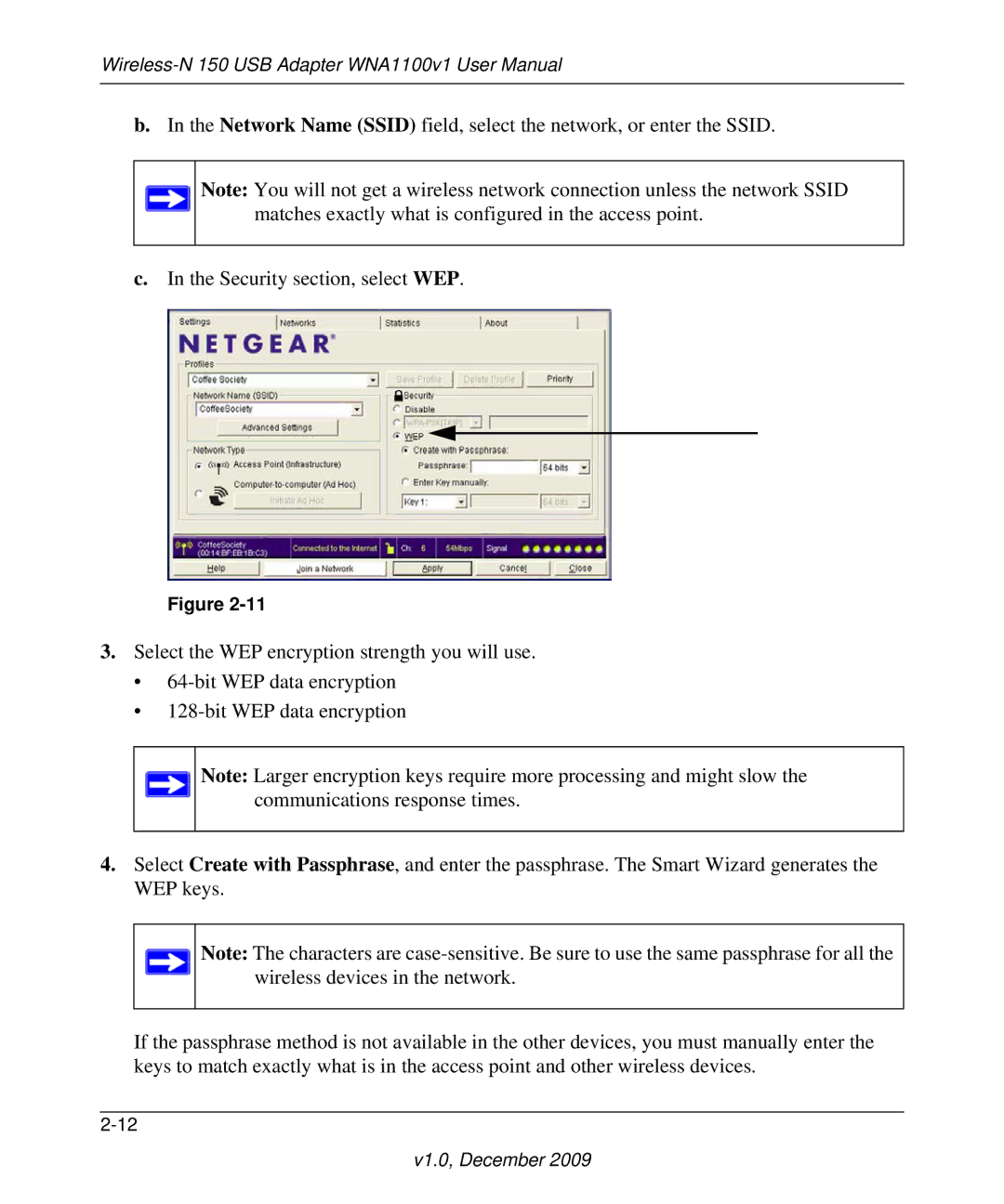 NETGEAR WNA1100-100ENS user manual V1.0, December 