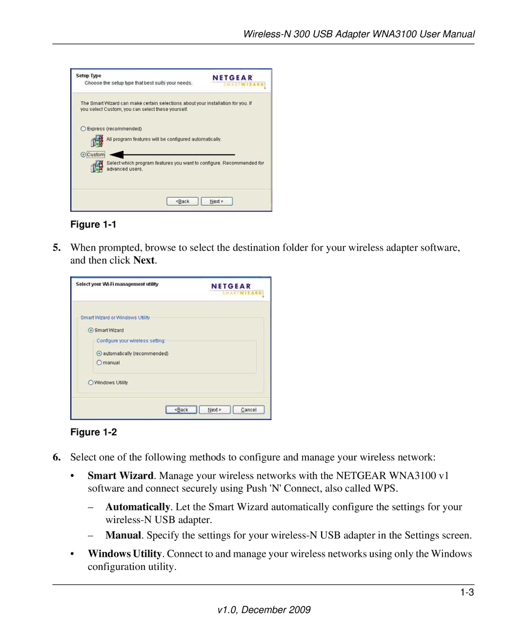 NETGEAR WNA3100-100ENS, WNA3100M-100ENS user manual V1.0, December 