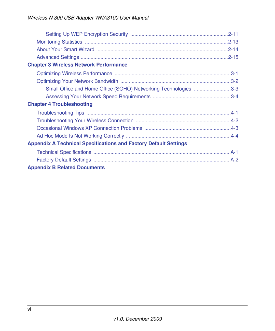 NETGEAR WNA3100M-100ENS, WNA3100-100ENS user manual Appendix B Related Documents 