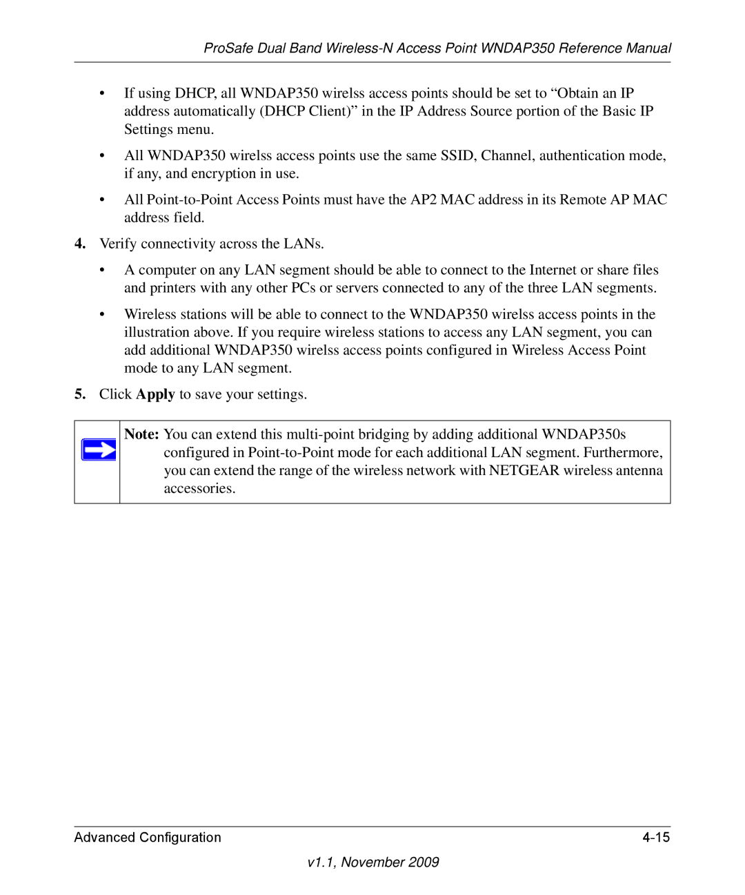 NETGEAR WNDAP350-100NAS manual V1.1, November 