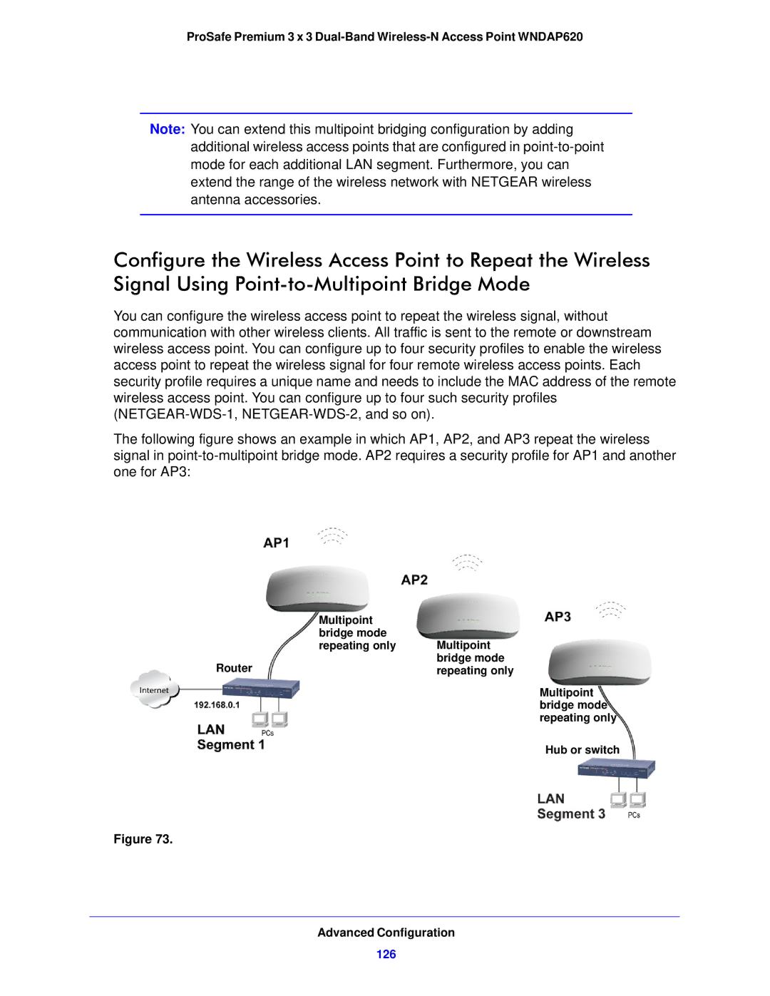 NETGEAR WNDAP620 manual 126 