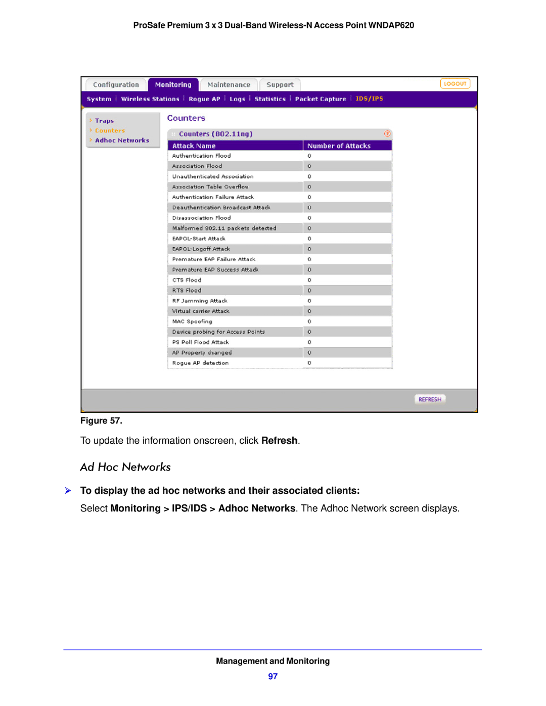 NETGEAR WNDAP620 manual Ad Hoc Networks 