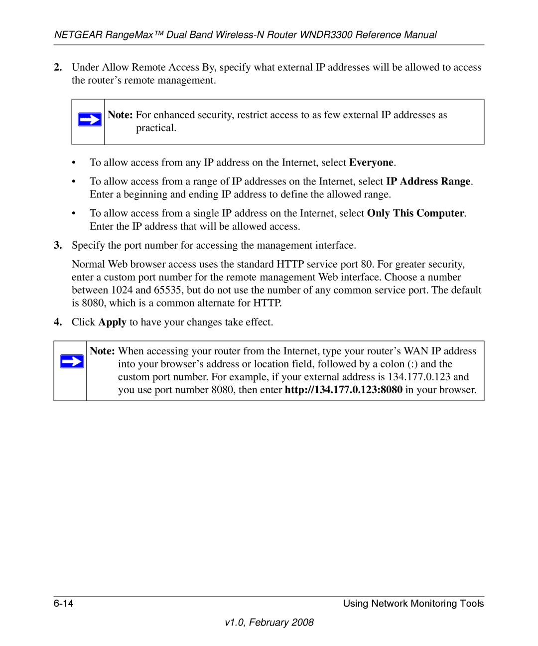 NETGEAR WNDR3300 manual V1.0, February 