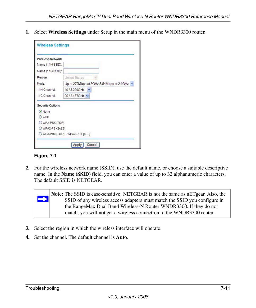 NETGEAR WNDR3300 manual V1.0, January 