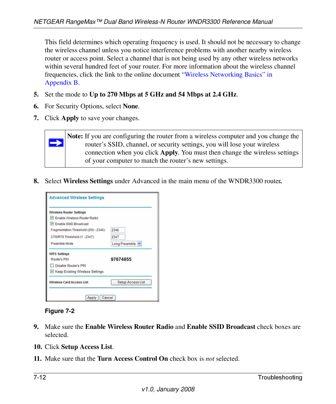 NETGEAR WNDR3300 manual V1.0, January 