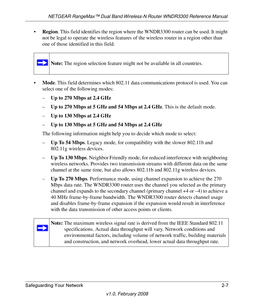 NETGEAR WNDR3300 manual V1.0, February 