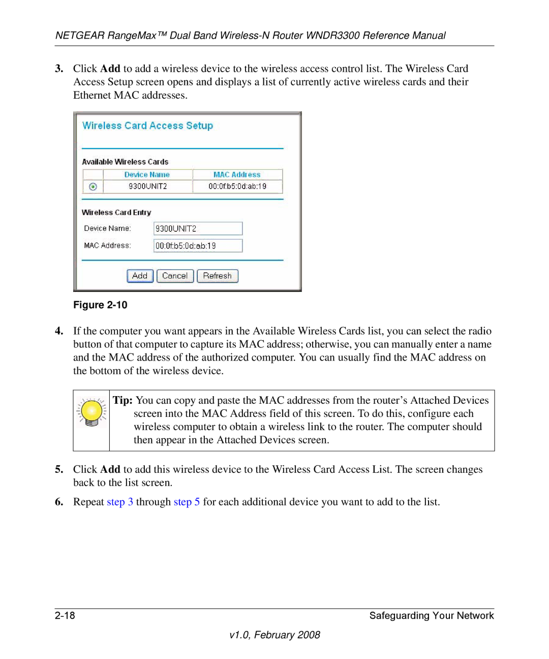 NETGEAR WNDR3300 manual V1.0, February 