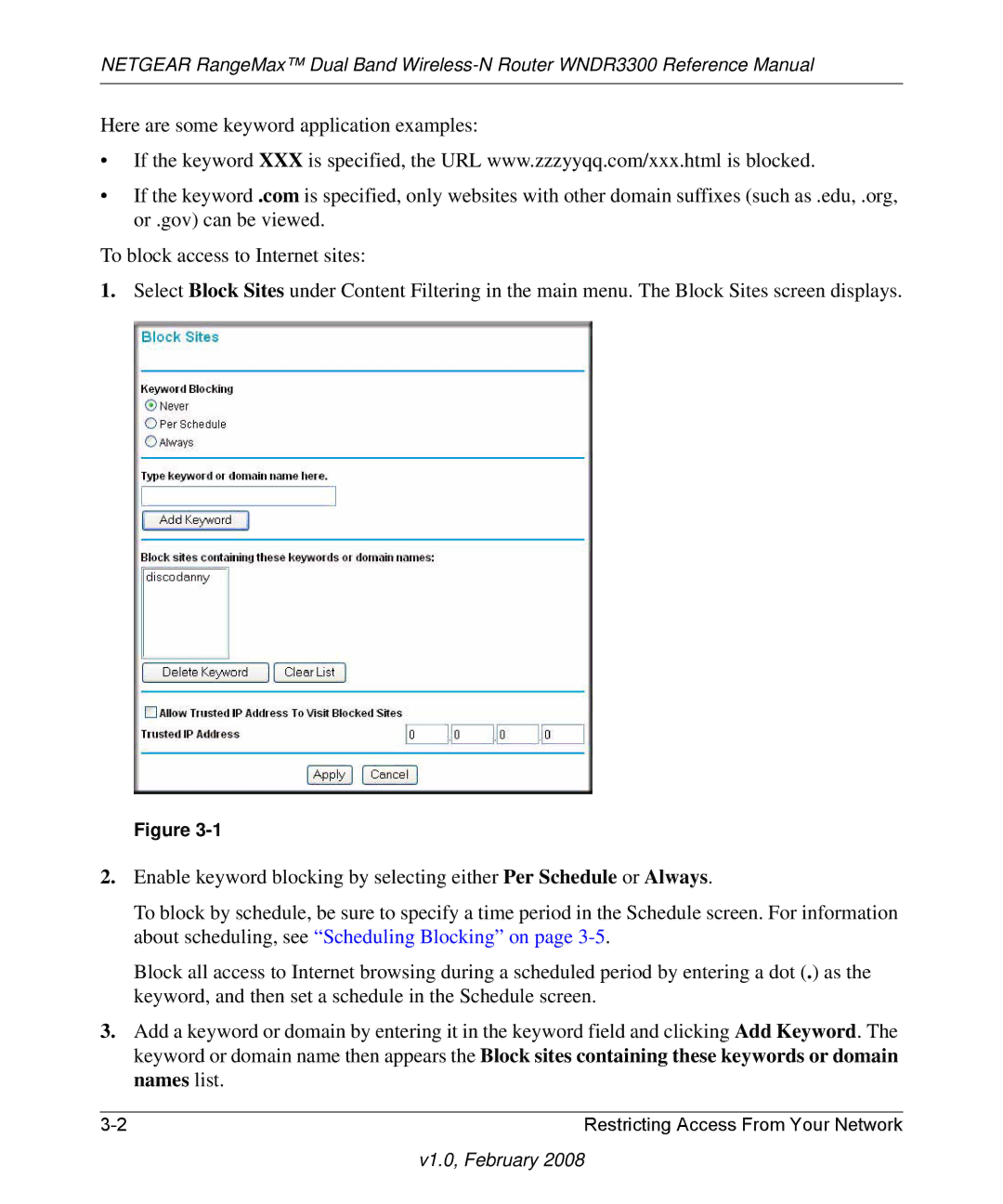 NETGEAR WNDR3300 manual V1.0, February 