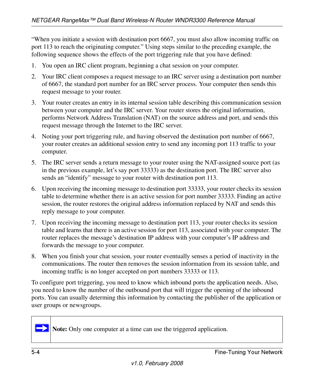 NETGEAR WNDR3300 manual V1.0, February 