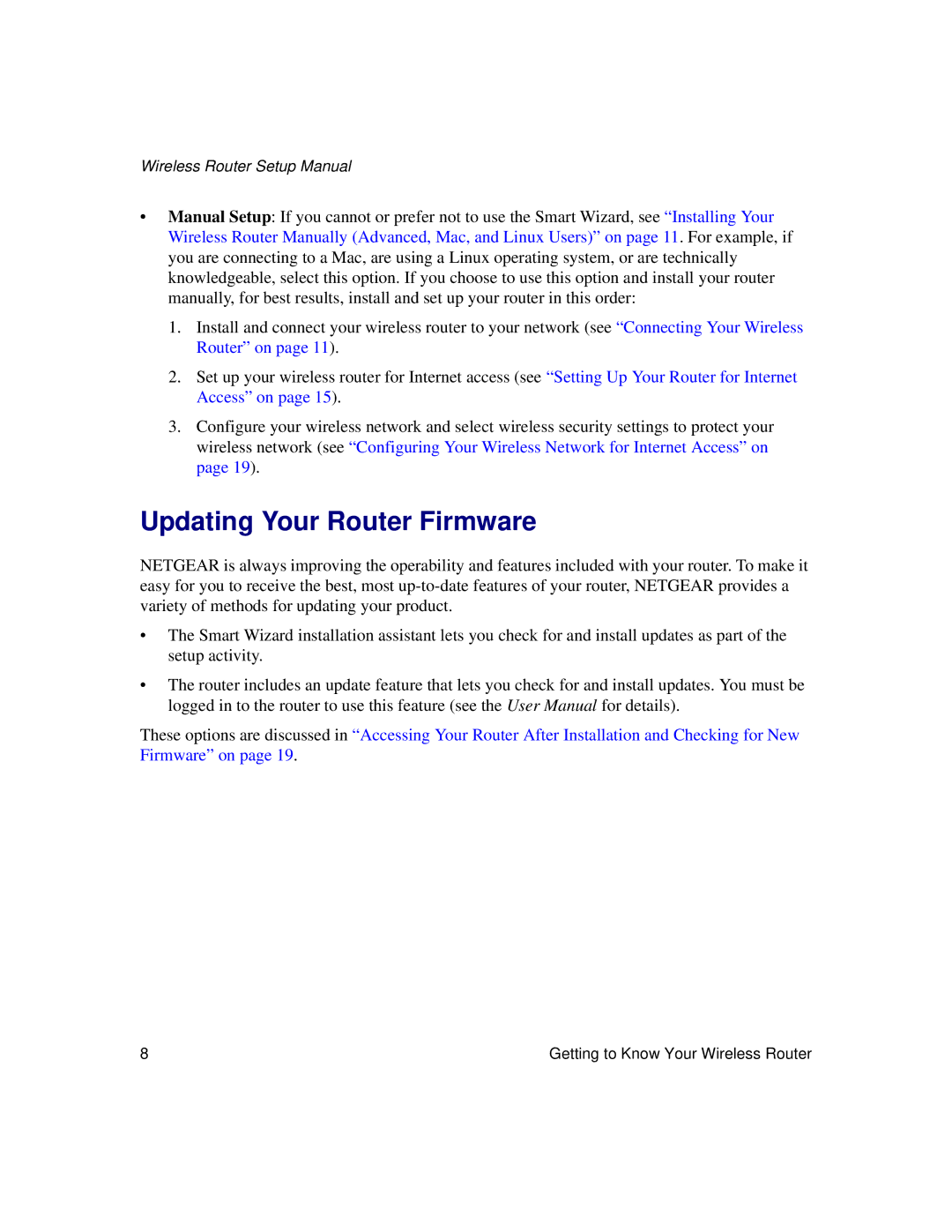 NETGEAR WNDR3300f manual Updating Your Router Firmware 