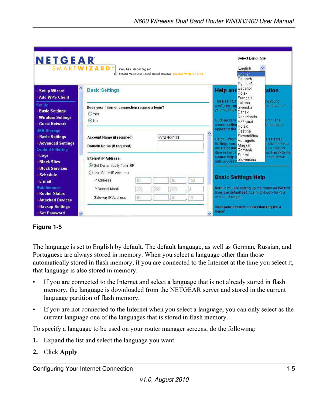 NETGEAR WNDR3400 user manual V1.0, August 