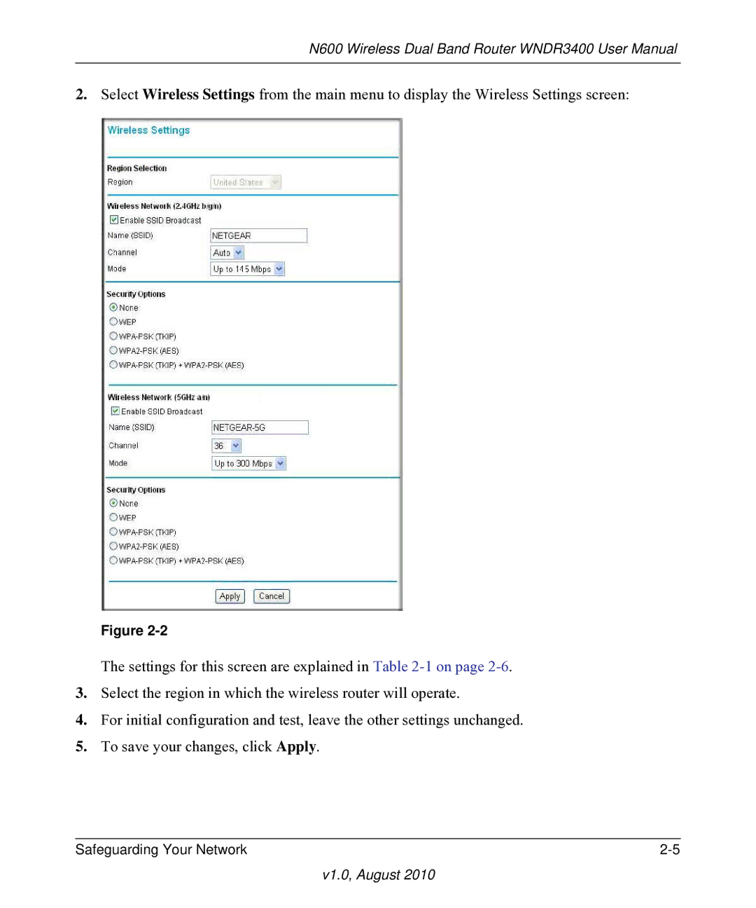 NETGEAR WNDR3400 user manual V1.0, August 