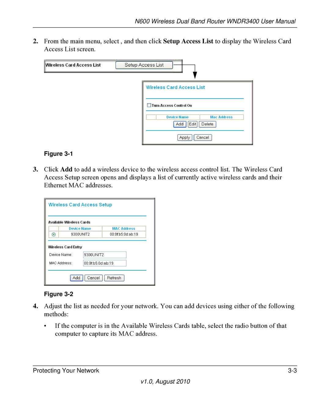 NETGEAR WNDR3400 user manual V1.0, August 