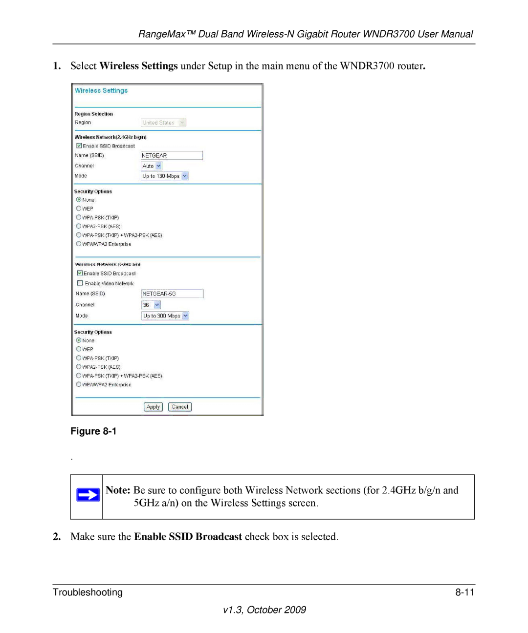 NETGEAR WNDR3700-100NAS user manual V1.3, October 