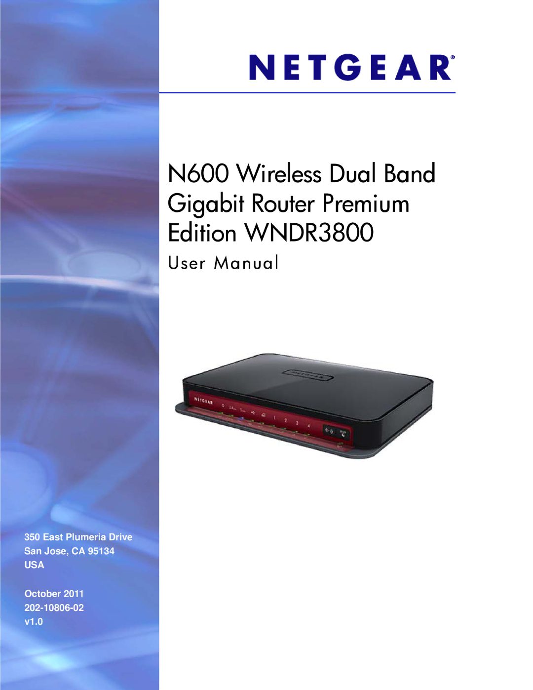 NETGEAR WNDR3800-100NAS user manual Usa 