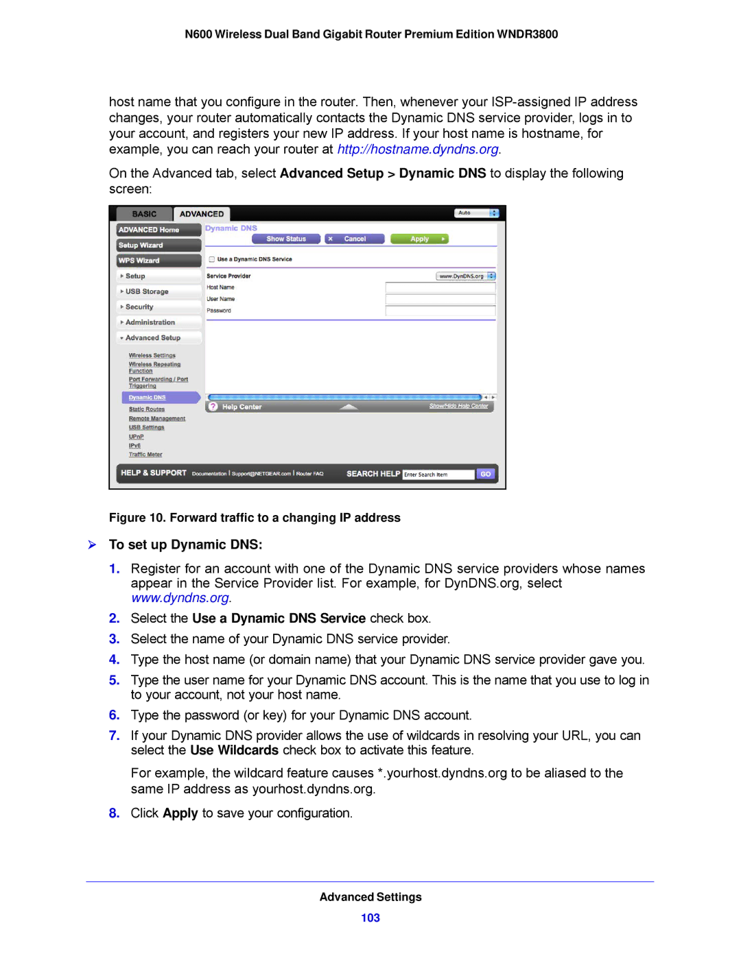 NETGEAR WNDR3800-100NAS user manual 103 