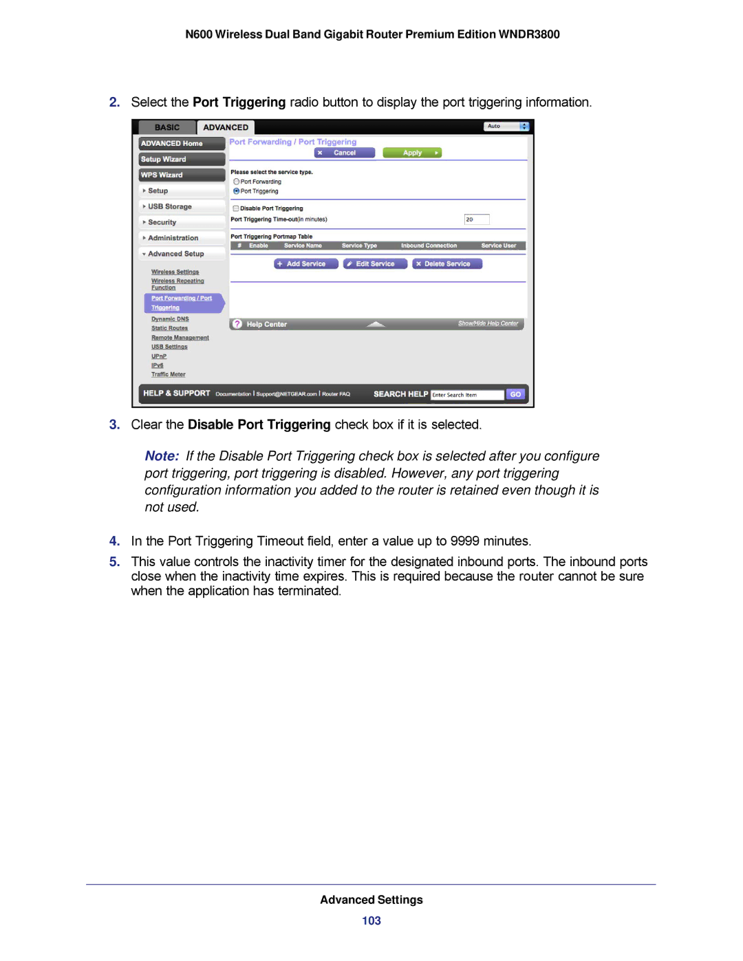 NETGEAR WNDR3800 user manual 103 