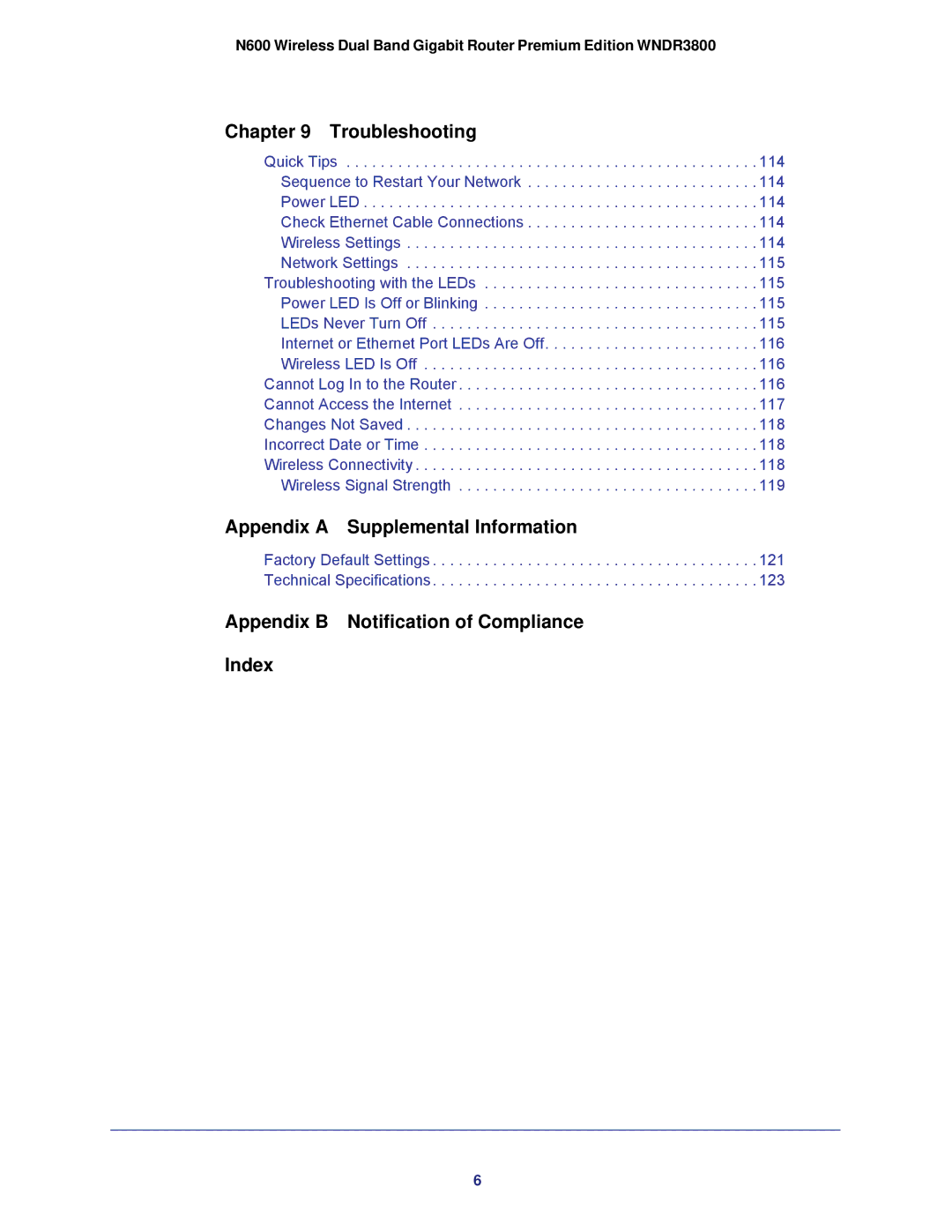 NETGEAR WNDR3800 user manual Appendix a Supplemental Information 