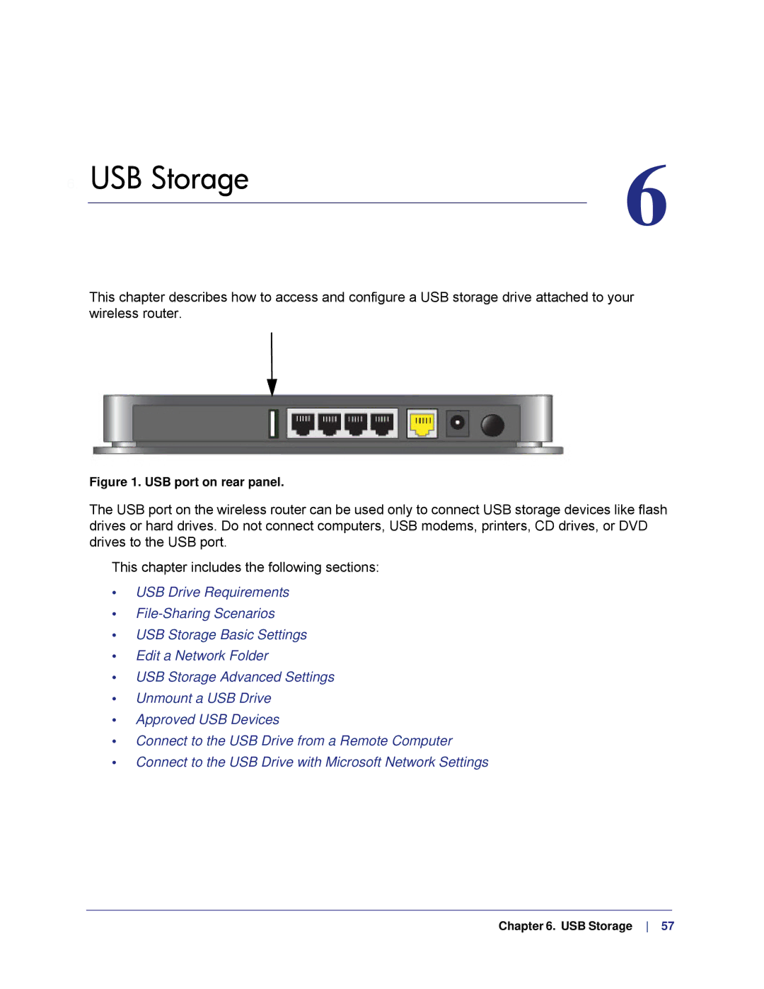 NETGEAR N750, WNDR4000 user manual USB Storage 