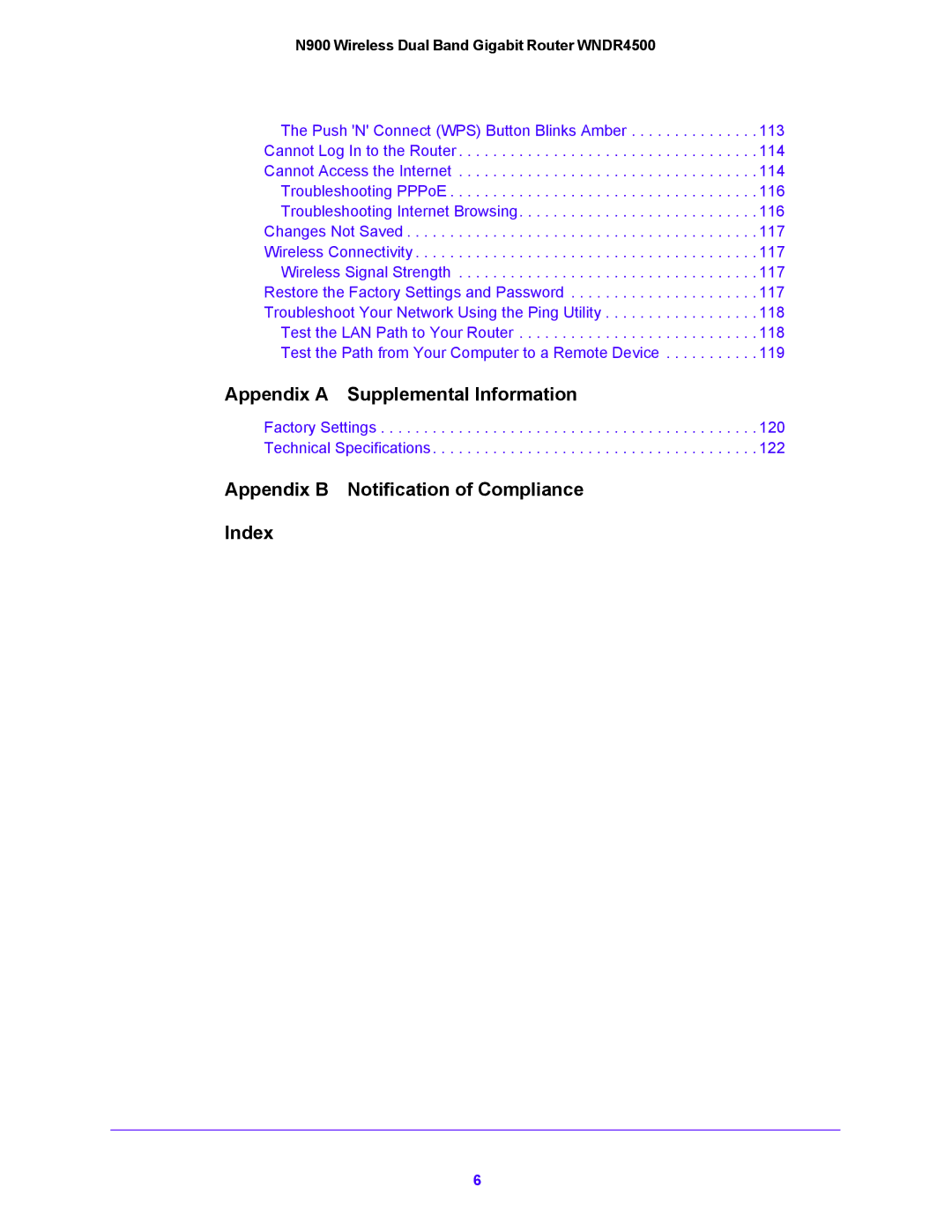 NETGEAR WNDR4500 user manual Appendix a Supplemental Information 