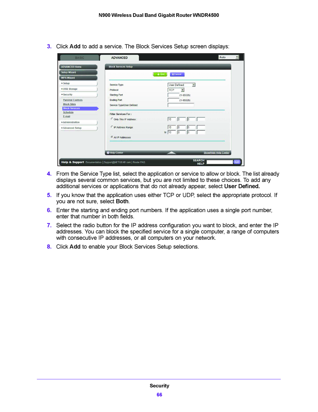 NETGEAR user manual N900 Wireless Dual Band Gigabit Router WNDR4500 