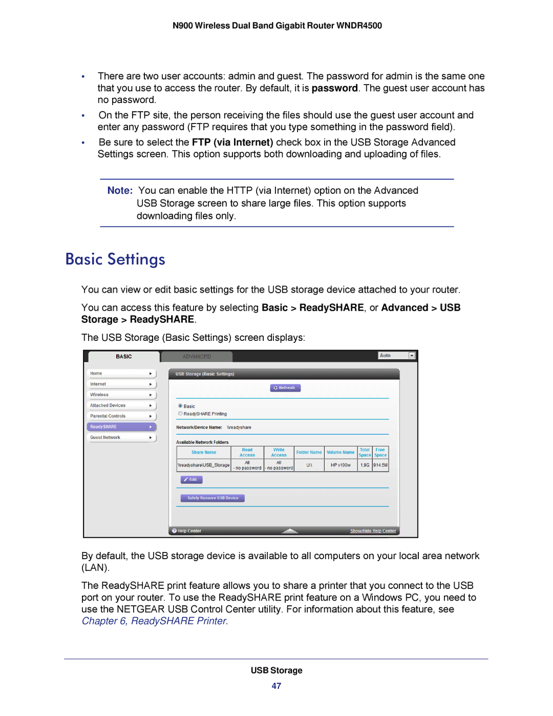 NETGEAR WNDR4500 user manual Basic Settings 