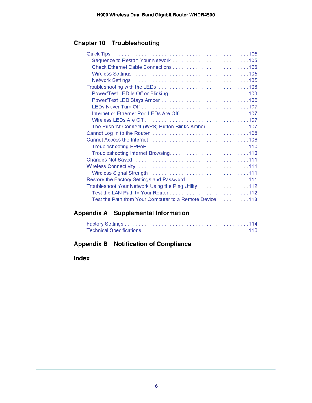 NETGEAR WNDR4500 user manual Appendix a Supplemental Information 