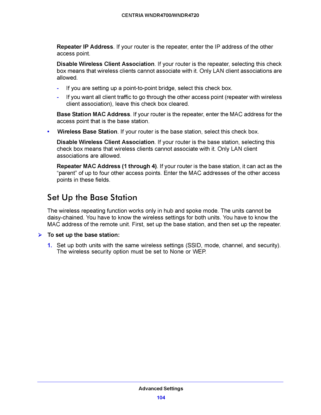 NETGEAR WNDR4700, WNDR4720 user manual Set Up the Base Station,  To set up the base station 