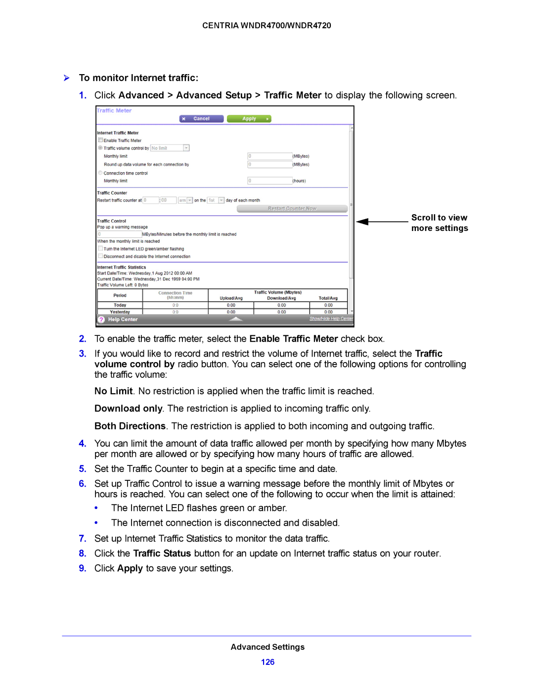 NETGEAR WNDR4700, WNDR4720 user manual 126 